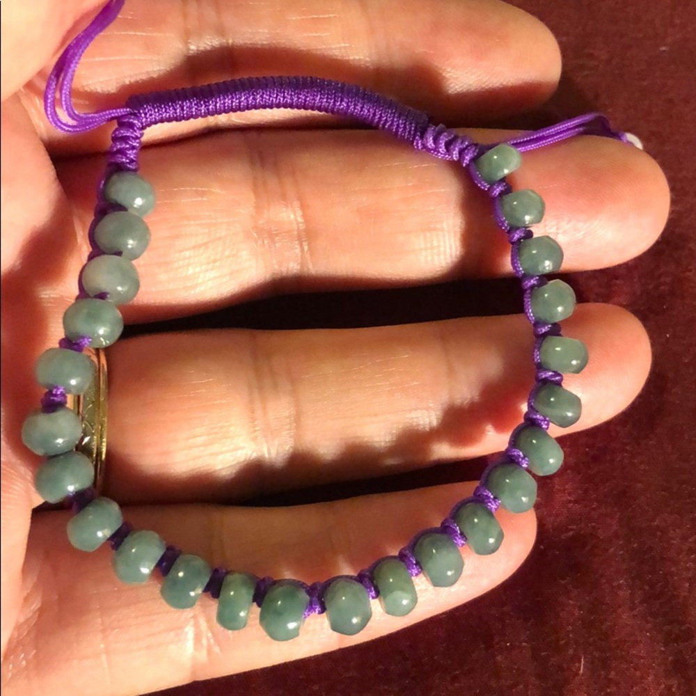 Ocean blue jade bracelet